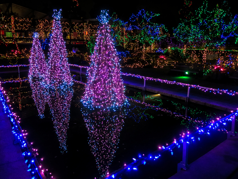 Seasonal Lighting Displays Brighten Parks Across the Country