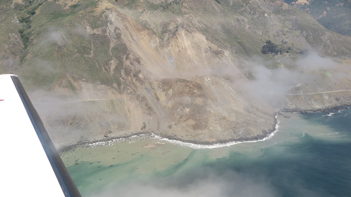 No date Set for Re-opening Highway 1 in California After Mudslide