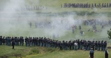 150th anniversary reenactment at Gettysburg