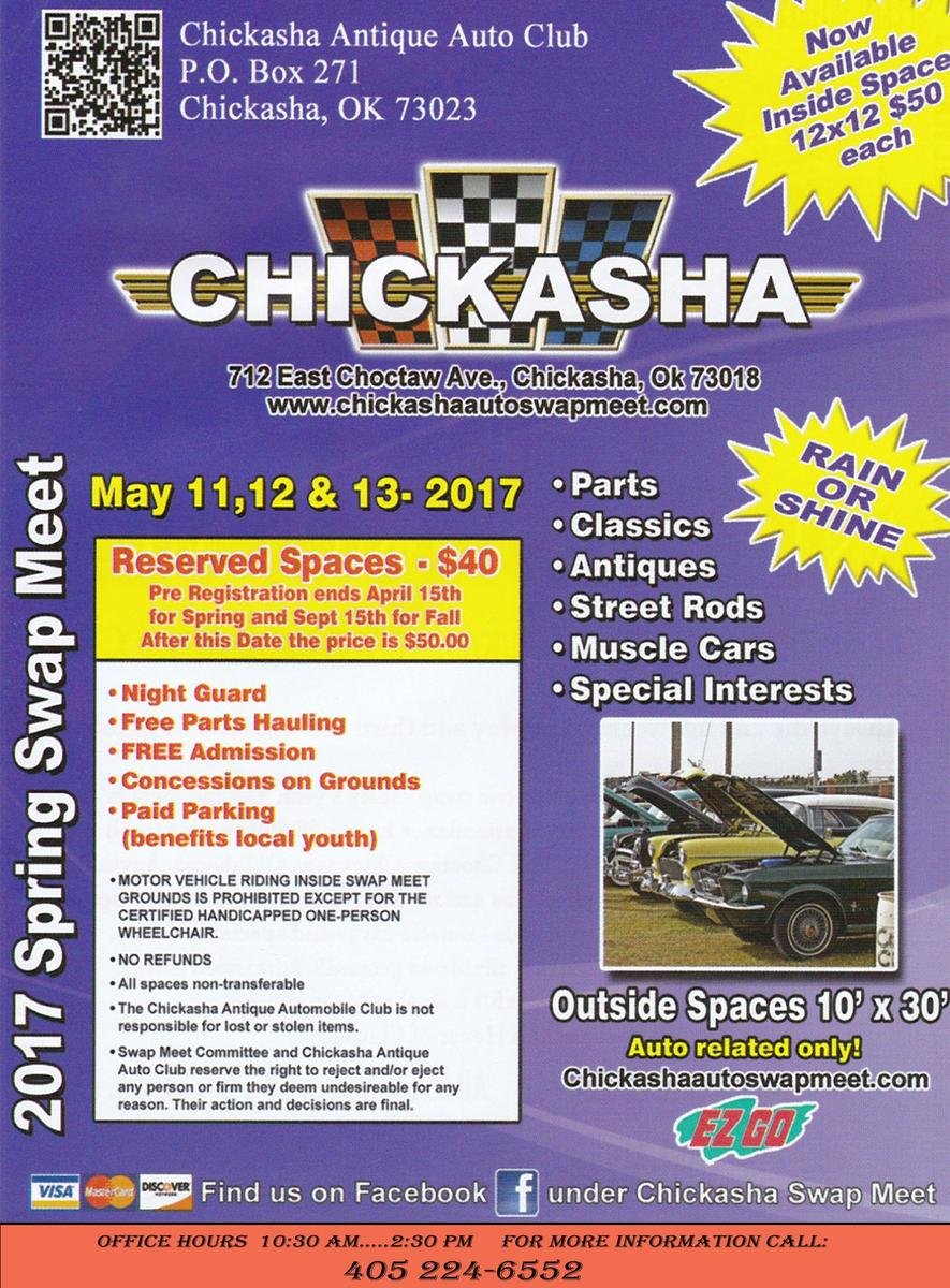 Chickasha Swap Meet-annual Spring Auto Swap Meet Event | Auto Events